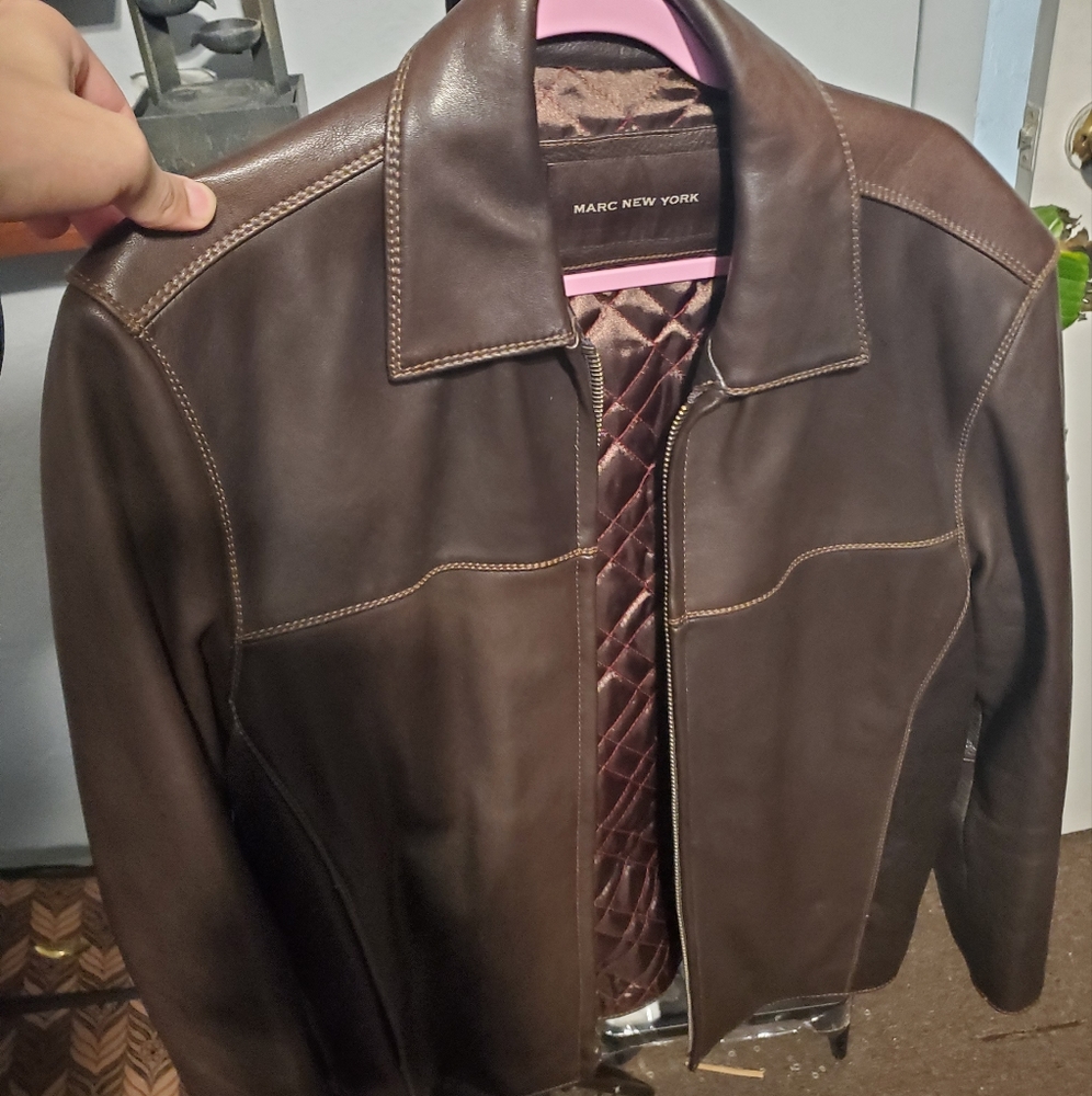 Andrew Mark Leather Jacket S